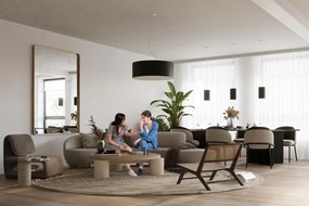 Żyrandol OTTO 70 czarny SOLLUX  LIGHTING