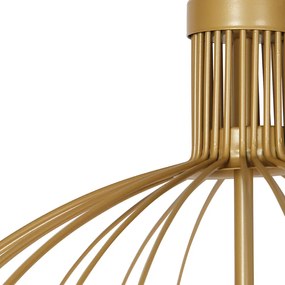 Designerska lampa wisząca złota 60 cm - Wire Dos