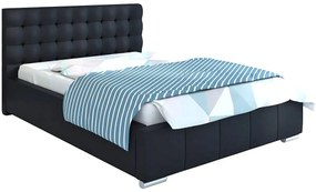 Pikowane łóżko z zagłówkiem 160x200 L9-B24