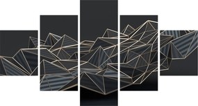 Obraz abstrakcji (125x70 cm)