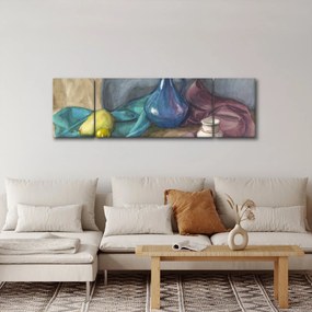 Obraz - Malowana martwa natura (170x50 cm)