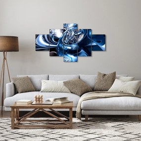 Obraz abstrakci - koła (125x70 cm)