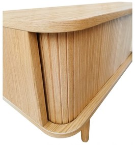 Szafka pod TV w dekorze dębu 138x50 cm Rove – Woodman