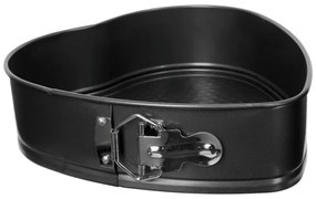Forma do pieczenia, blacha z motywem serca, non-stick, 24 x 23 cm