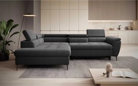 Narożnik TEMPO Lewostronny w układzie L z funkcją spania i pojemnikiem WERSAL