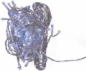 Świąteczny świetlny deszcz - 2,7 m, 72 LED, zimna biel