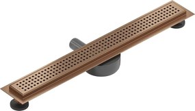 Mexen Flat 360° M08 odpływ liniowy obrotowy 60 cm, miedź szczotkowana - 1C25060-40