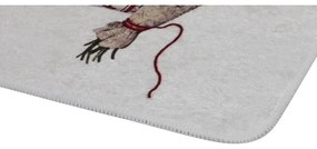 Fioletowo-jasnoszare dywaniki łazienkowe zestaw 2 szt. 60x100 cm Purpura – Foutastic