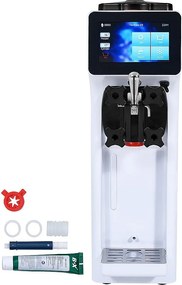 Maszyna do Lodów Miękkich SucceBuy, 10 L/h 900 W, 1 Smak, Automatyczne Przewyżanie z Ekranem Dotykowym, do Sundae Jogurtu