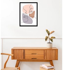 Plakat 29x41 cm Woman Face Line – Veronika Boulová