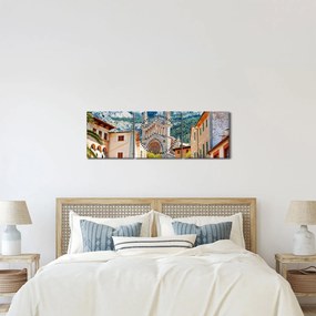 Obraz - Sóller, Majorka (z zegarem) (90x30 cm)