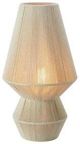 Lampa stołowa w naturalnym kolorze z tekstylnym kloszem (wysokość 54 cm) Razzo – Markslöjd