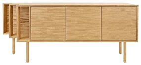 Komoda w dekorze dębu w naturalnym kolorze 189x65x44 cm Shift – Woodman