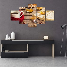 Obraz - Jesienna filiżanka herbaty (125x70 cm)