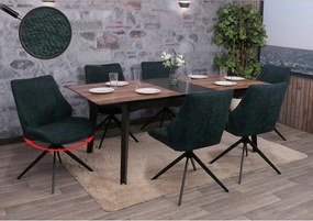 Krzesło do jadalni MCW-O48 (zestaw 6 sztuk),  zielono-petrolowy