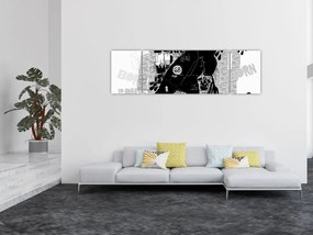 Obraz - Urodzony by jeździć (170x50 cm)