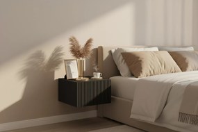 Zestaw szafek nocnych Nicole 46 cm wiszących - czarny