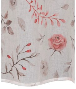 Biało-różowa firanka 135x45 cm Rose – Sehlbach