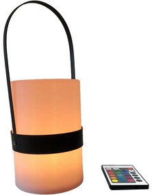 Czarny lampion LED (wysokość 15 cm) – Hilight