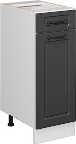 Szafka dolna do kuchni antracytowy domek wiejski 30x46x81.6 r-line