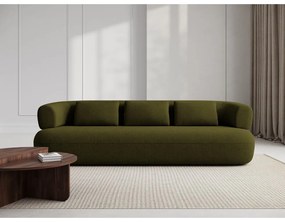 Zielona sofa z materiału bouclé 226 cm Jenny – Micadoni Home