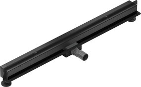 Mexen Flat Wall odpływ liniowy ścienny 2w1 80 cm, czarny - 1730080