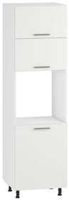 Szafka pod piekarnik 60 VENTO DP-60/214 biały mat HALMAR