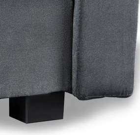 Wersalka z Funkcją Spania ALUNA Rozkładana Dwuosobowa Szara do Salonu