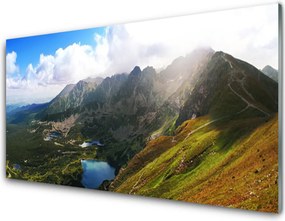 Szkło Dekoracyjne do Kuchni Malownicza Polana u Podnóża Gór