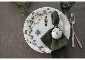Biały porcelanowy talerz ze świątecznym motywem ø 27 cm Hammershøi Christmas – Kähler Design