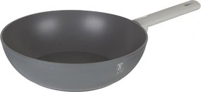 Szary wok z powłoką tytanową 28cm H8-G28