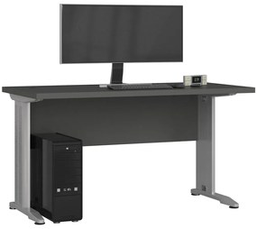 Szare biurko komputerowe H6-T03