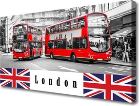 Zdjęcie na płótnie Czerwony Autobus w Londynie