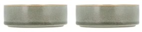 Zielone porcelanowe miski zestaw 2 szt. ø 10,1 cm Fjord – Villa Collection