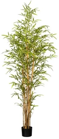 Sztuczna roślina Bamboo, 180 cm, zielona