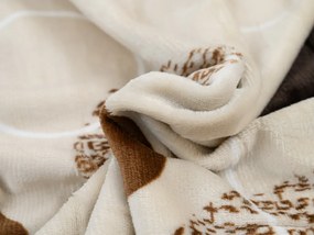 PrzytulneMieszkanie.pl PrzytulneMieszkanie.pl Pościel z mikropluszu AURELIA kremowa Rozmiar pościeli: 70 x 90 cm | 140 x 200 cm