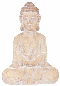 Dekoracja ogrodowa Budda siedzący, magnez, 38 x 21 x 54 cm
