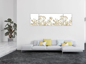 Obraz - Kwiaty polne (170x50 cm)