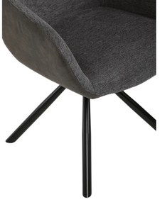 Zestaw krzeseł obiadowych z mechanizmem powrotnymDCH-Y1143 GREY2, 2 szt.