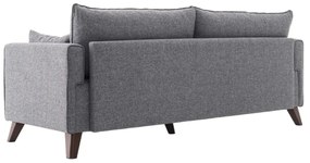 Szara sofa 208 cm Bella – Balcab Home