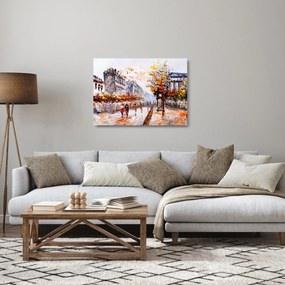 Obraz na szkle - Życie w mieście (70x50 cm)