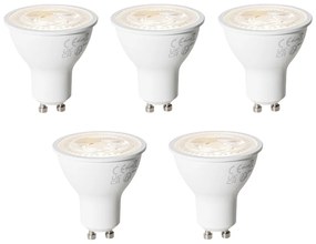 Zestaw 5 ściemnialnych żarówek LED GU10 6W 450 lm 3000K