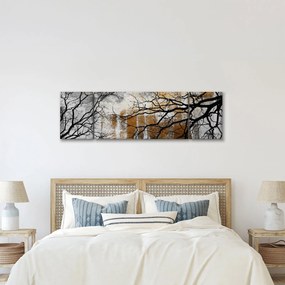 Obraz - Sylwetki drzew (170x50 cm)