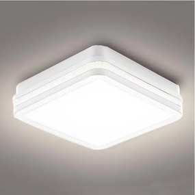 Brilagi - Oprawa zewnętrzna LED BENE LED/18W/230V 22x22 cm biała IP54