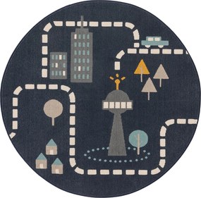 Dziecięcy dywan w kolorze granatowym Juno