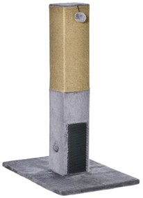 PawHut drapak dla kotów słupek drapak do ostrzenia pazurów wys. 79 cm drzewko dla kota z drapakiem z liny jutowej