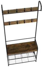 Stojak na buty Kelam, 79 x 32 x 185 cm