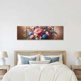 Obraz - Stół pełen kwiatów (170x50 cm)