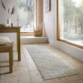 Szaro-beżowy chodnik odpowiedni do prania 78x230 cm Lucia – Flair Rugs