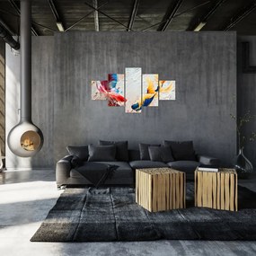 Obraz - Ryby bojowniki (125x70 cm)